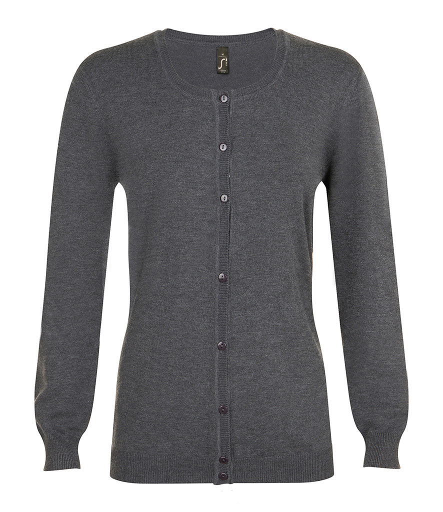 Round neck outlet cardigans